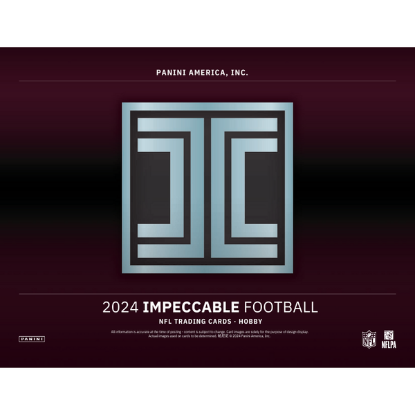 2024 Panini Impeccable Football Hobby 3 Box Case