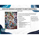 2024/25 Bowman University Best Basketball Hobby 12 Box Case