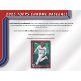 2025 Topps Chrome Baseball Jumbo 8 Box Case